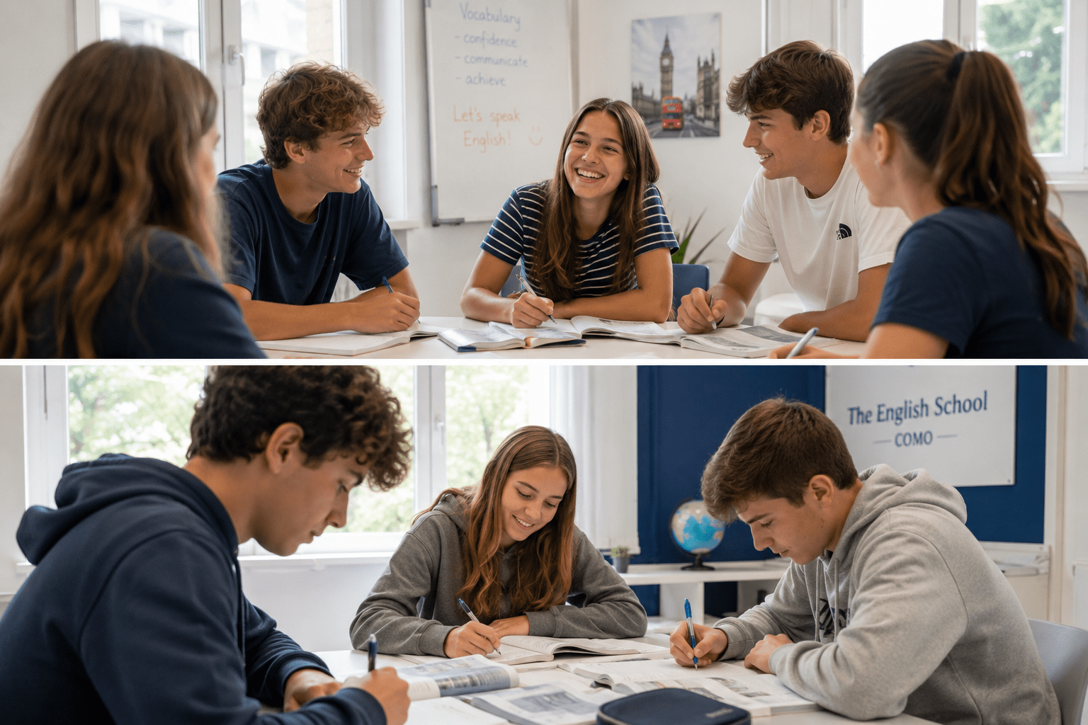 Corso intensivo inglese ragazzi Como